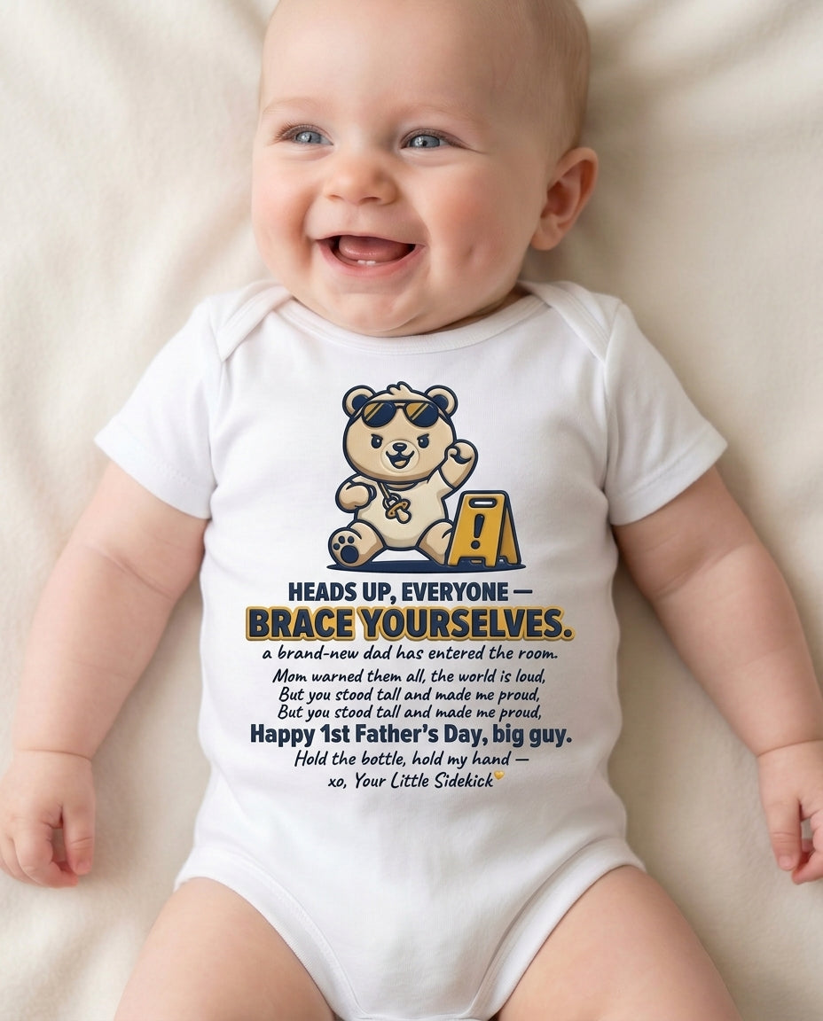 TotKind - Brace Yourselves Rookie Dad - Baby Onesie
