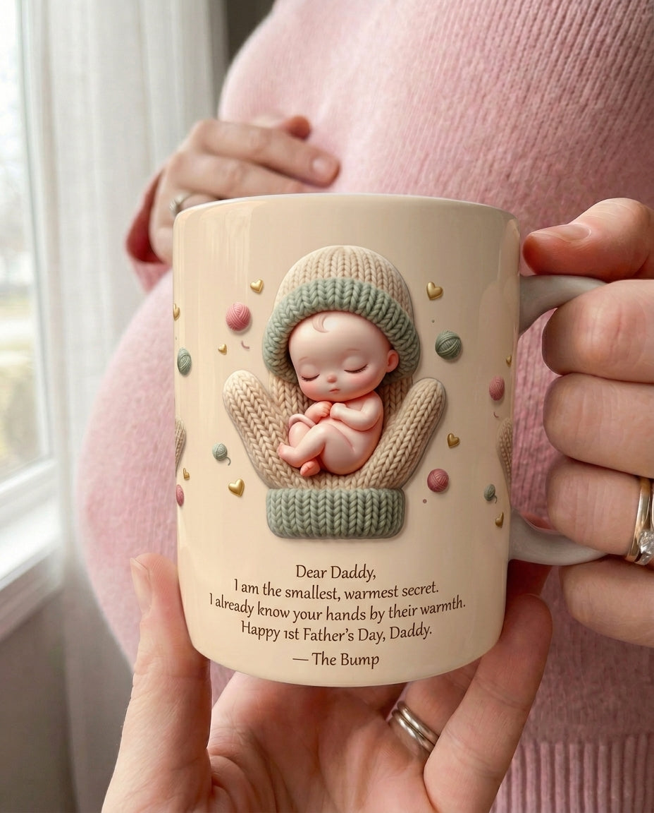 TotKind - Knit Mitten Swaddle Bump - Mug - 11052026