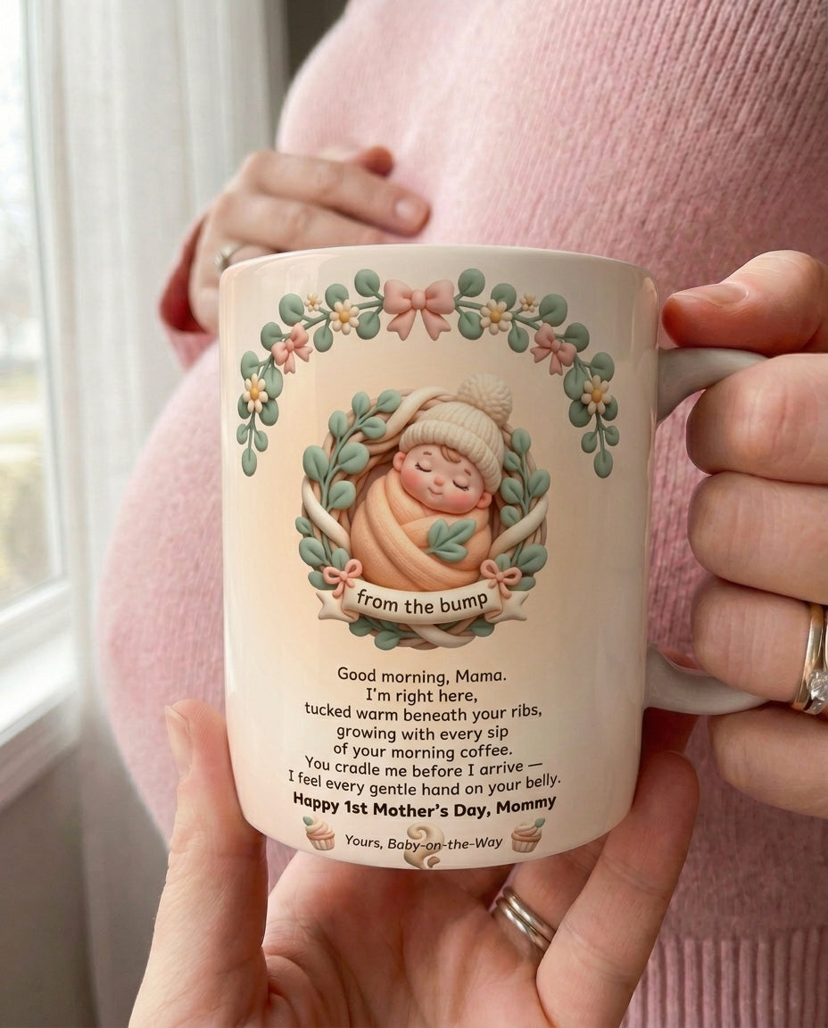 TotKind - Sage Bump Morning Cradle - Mug