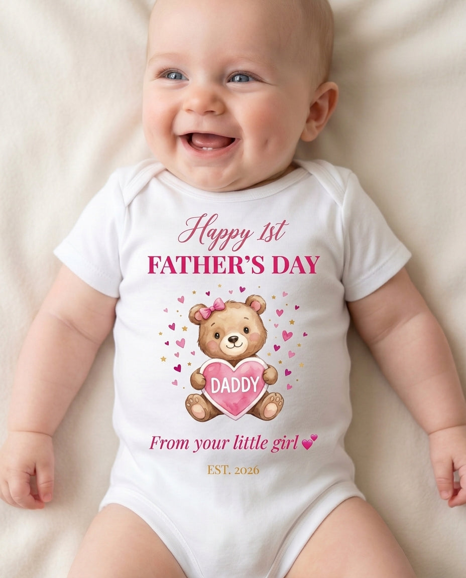 TotKind - From Your Little Girl - Baby Onesie