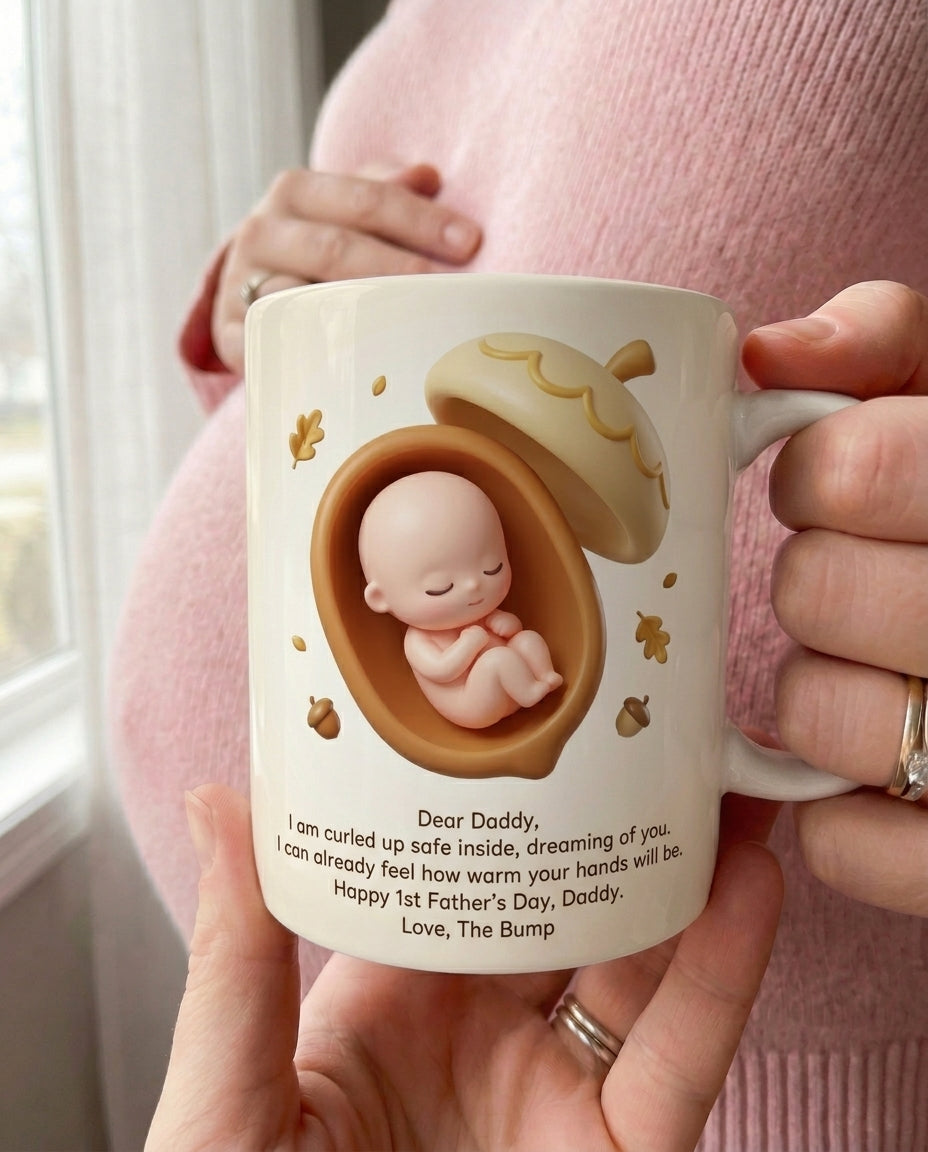TotKind - Acorn Shell Cradle Bump - Mug - 11052026