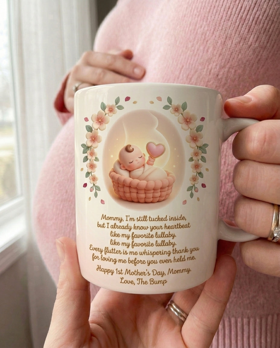 TotKind - Peach Bloom Bump Cradle - Mug