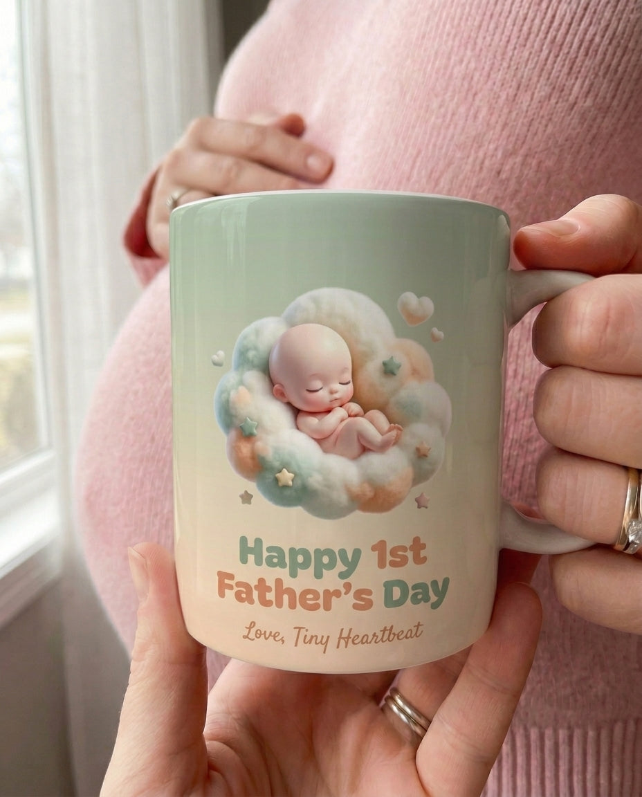 TotKind - CF2 H-31 H-16 H-28 Sage Peach Cotton Cloud Swaddle - Mug - 21052026