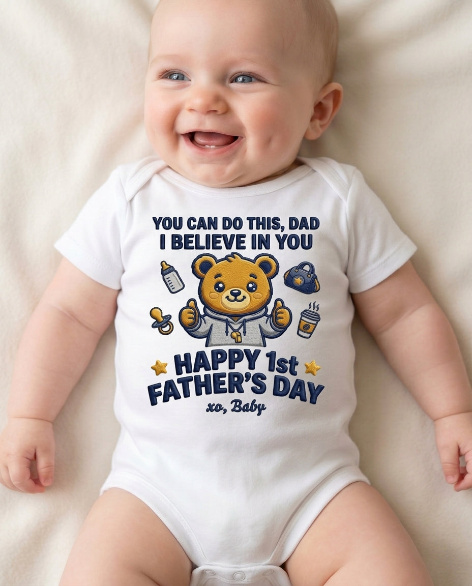 TotKind - FD-A  You Can Do This Dad Survival Kit - Baby Onesie