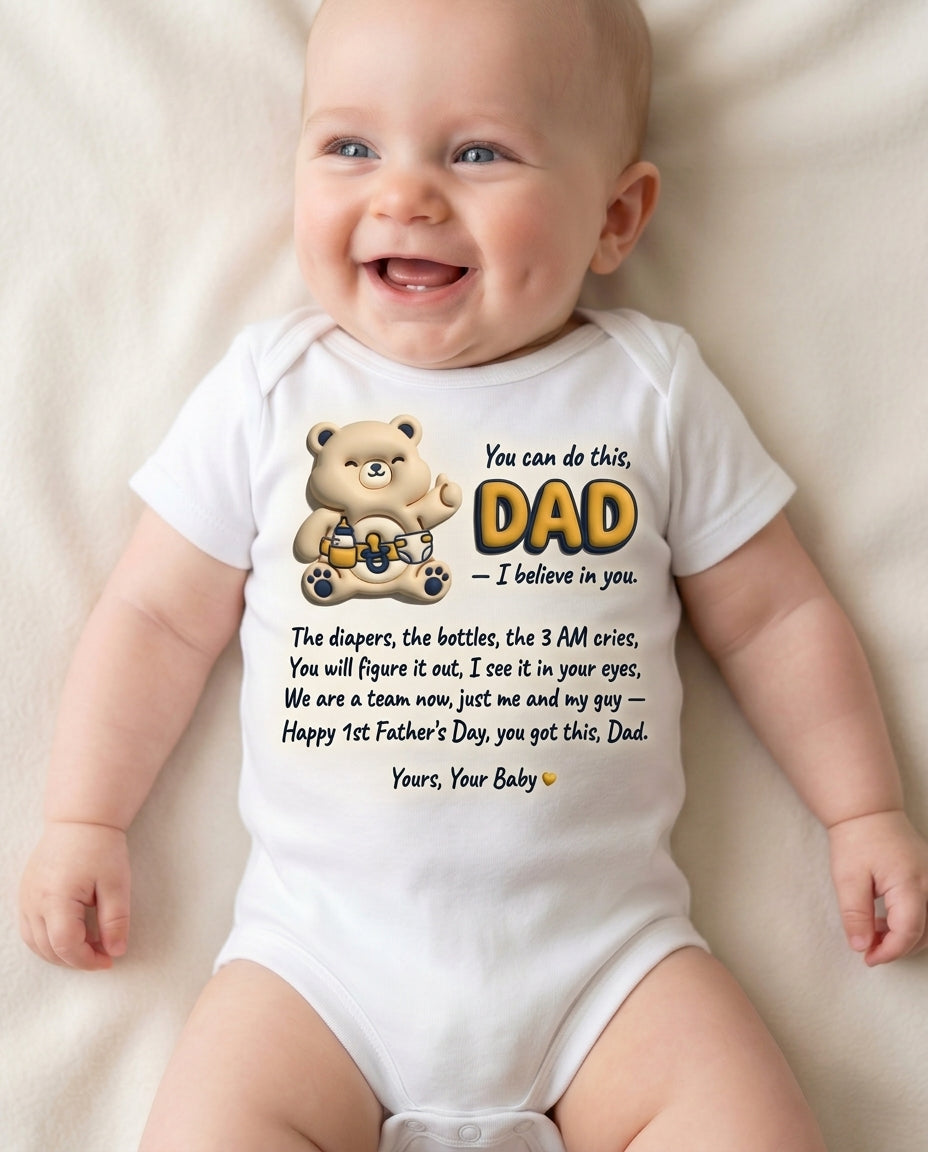 TotKind - You Got This Dad Survival Kit - Baby Onesie