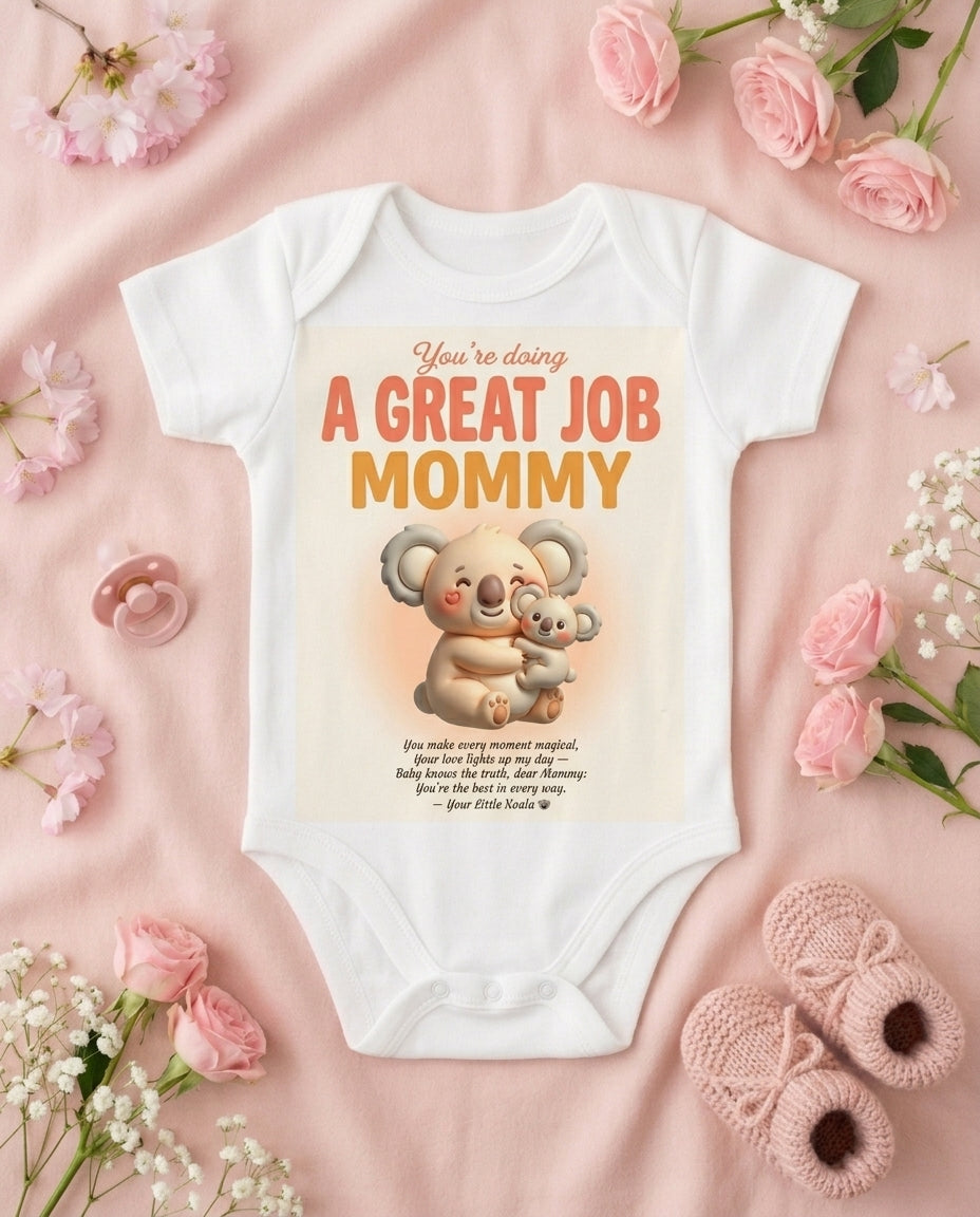 TotKind - Koala Great Job Mommy - Baby Onesie