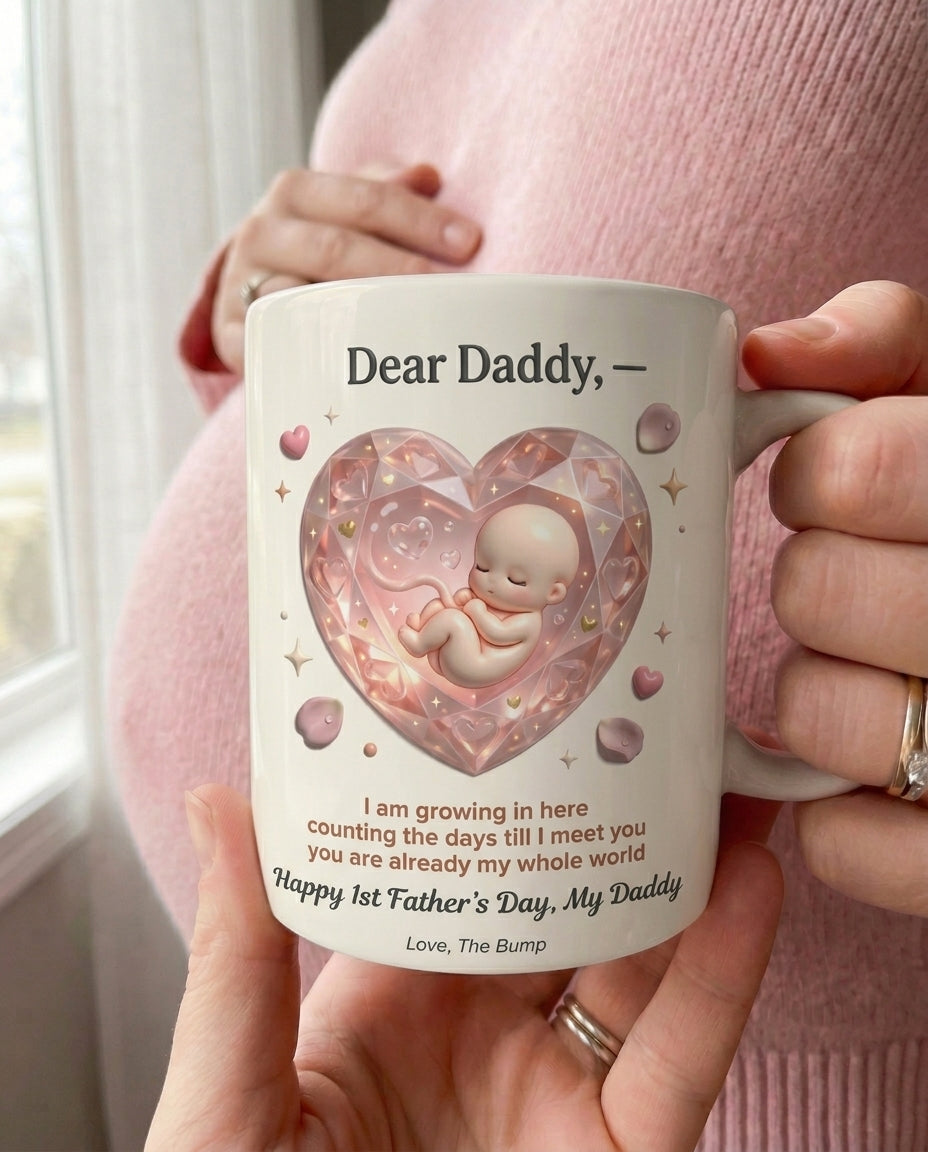 TotKind - Crystal Heart Gem Bump - Mug - 10052026
