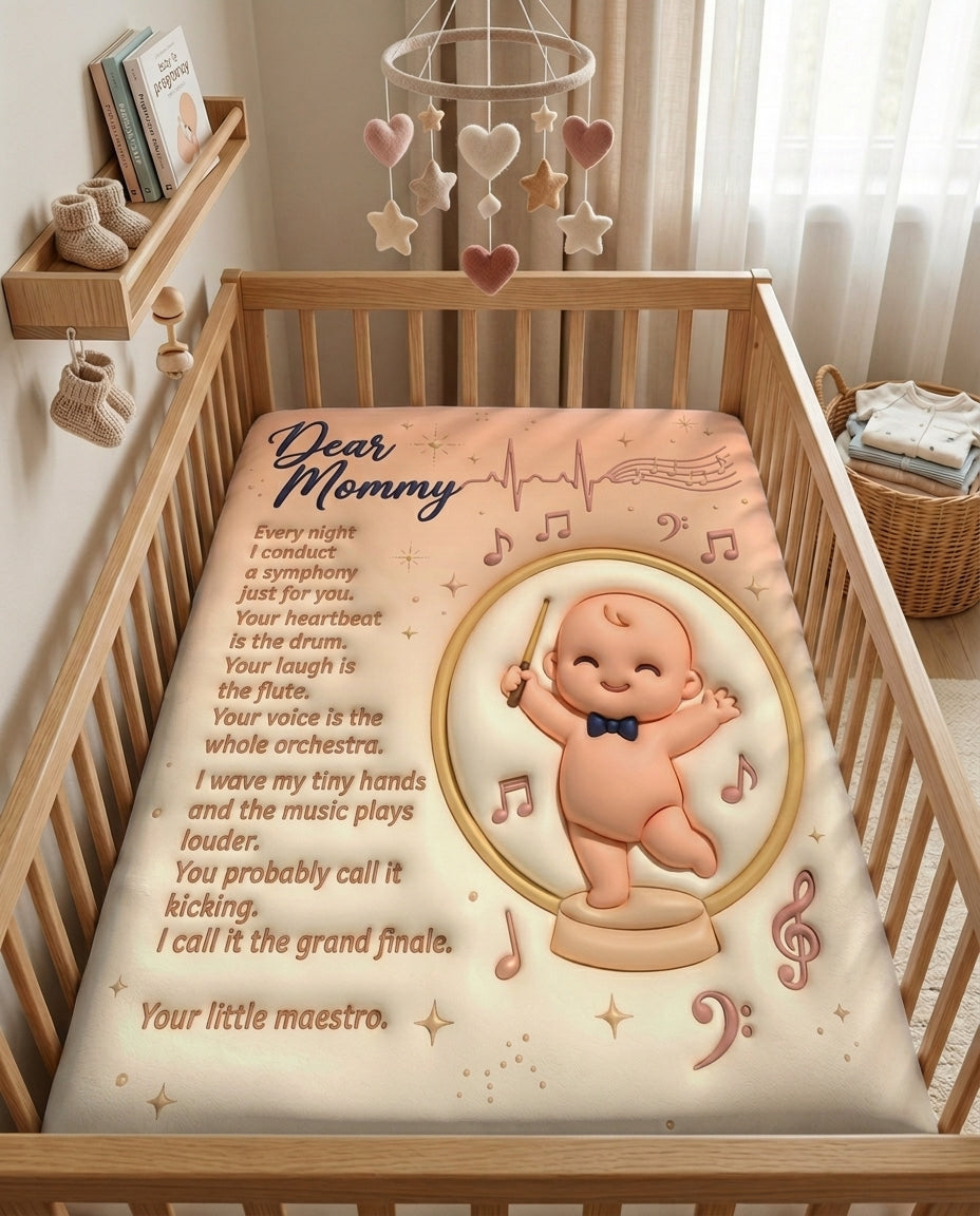 TotKind - Baby Conducting Mamas Heartbeat - Blanket