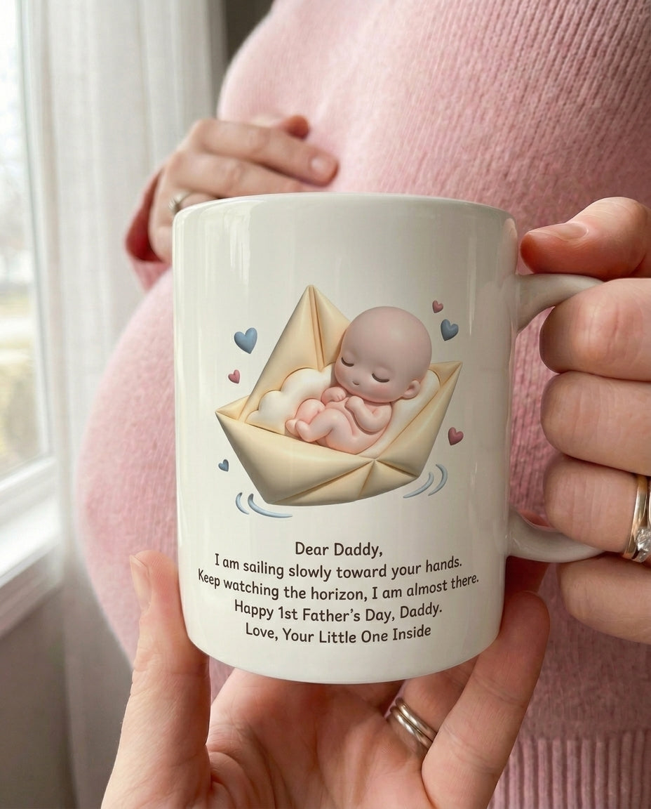TotKind - Origami Paper Boat Bump - Mug - 11052026
