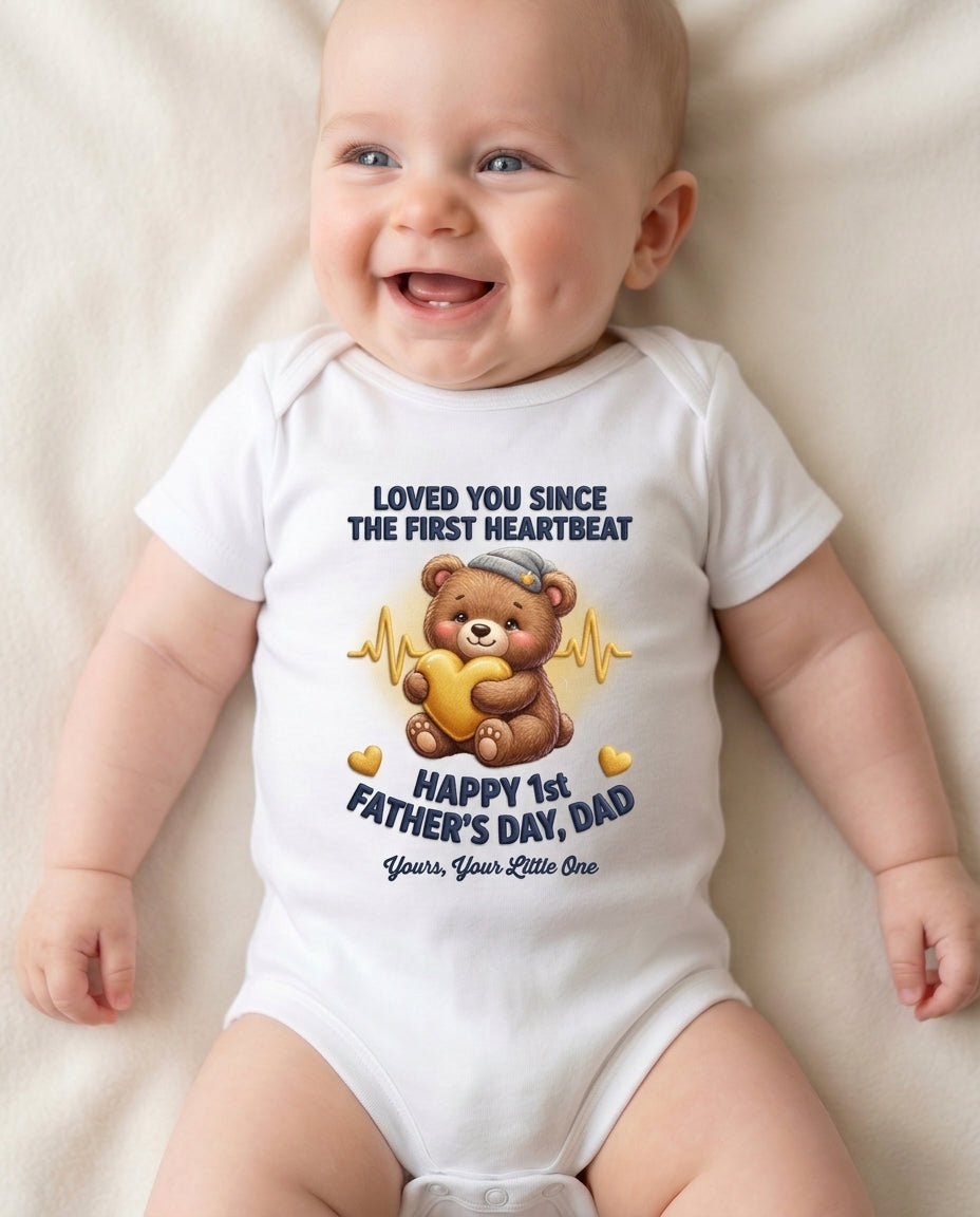 TotKind - FD-H Sentimental Variant  Loved You Since First He - Baby Onesie