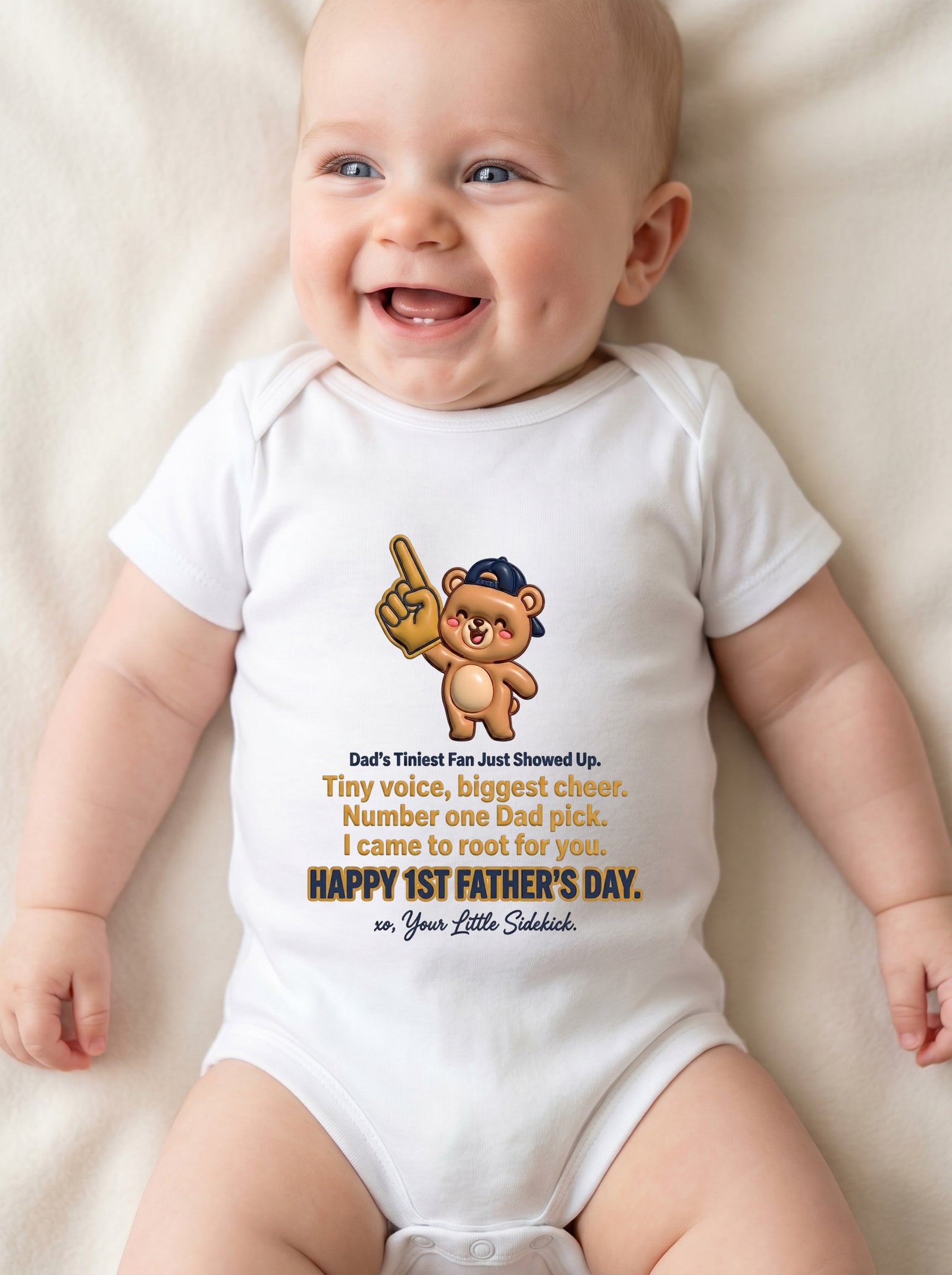 TotKind - H7 Time-Anchor Body Generalized to Stadium Foam-Fi - Baby Onesie - 18052026
