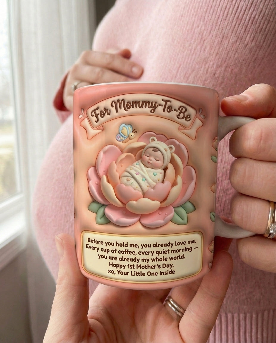 TotKind - Peony Bloom Bump Mug - Mug