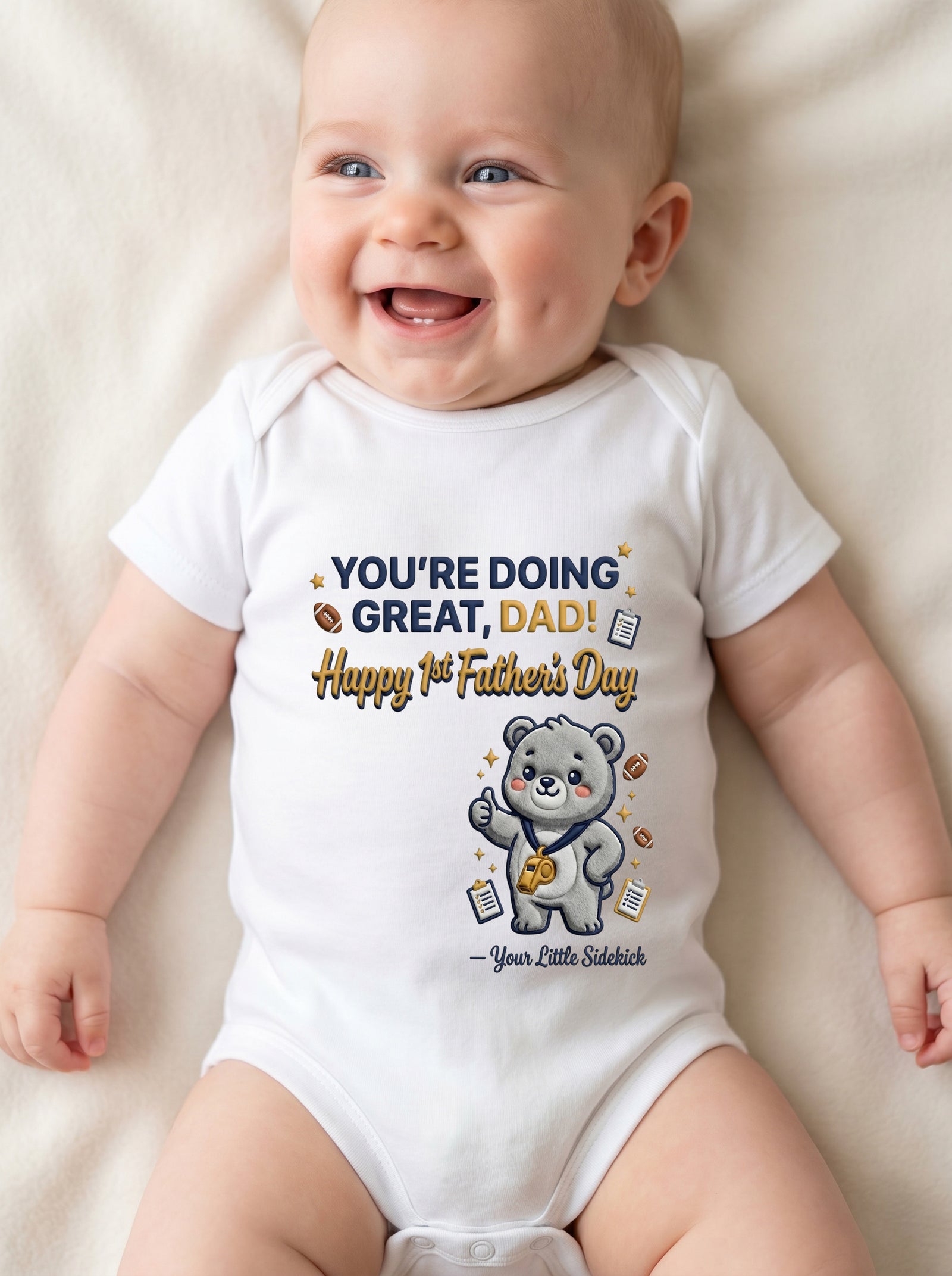 TotKind - CF2 H20 Body Sentimental-State Swap on Coach Baby - Baby Onesie - 20052026