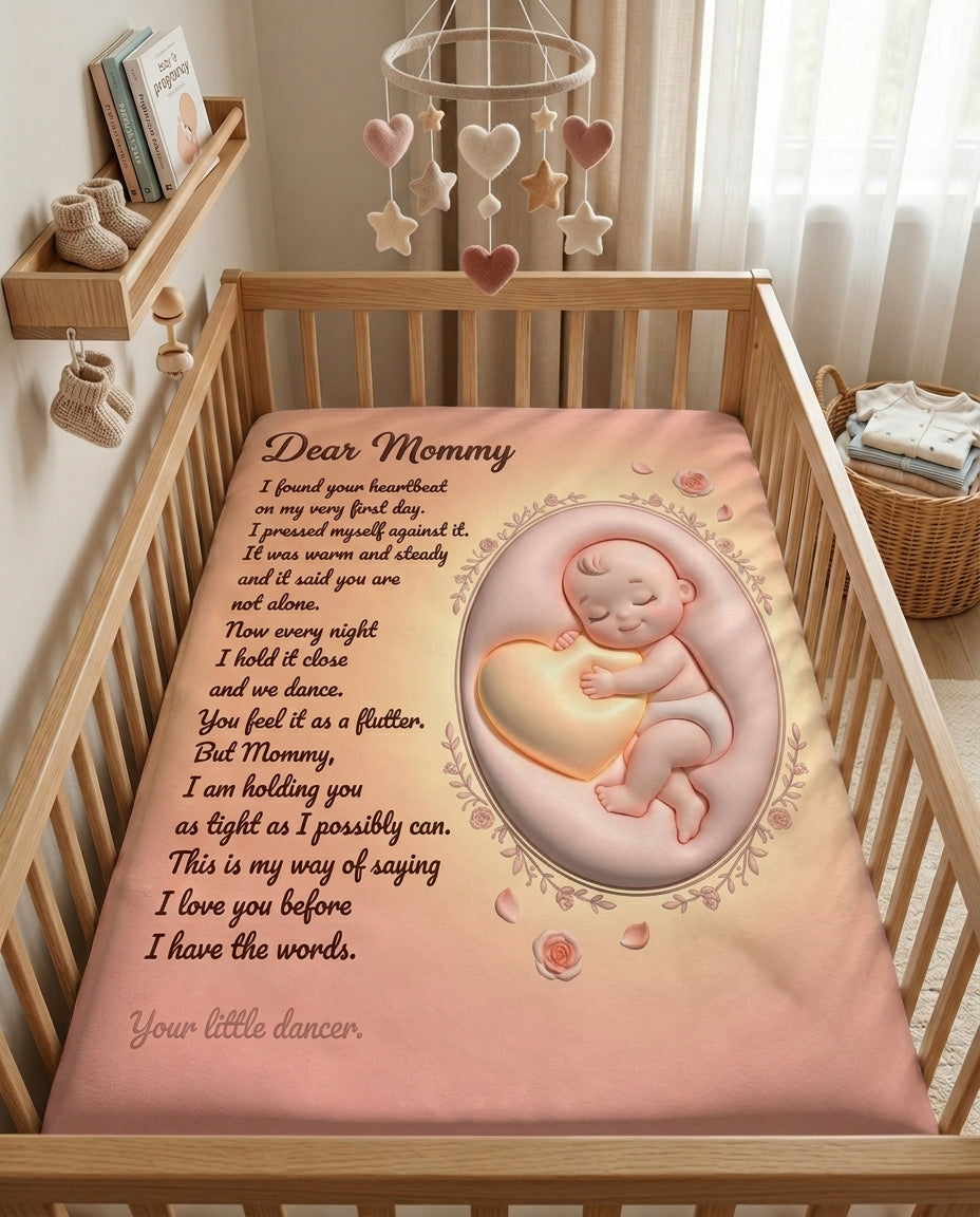TotKind - Baby Slow Dancing with Mamas Heart - Blanket