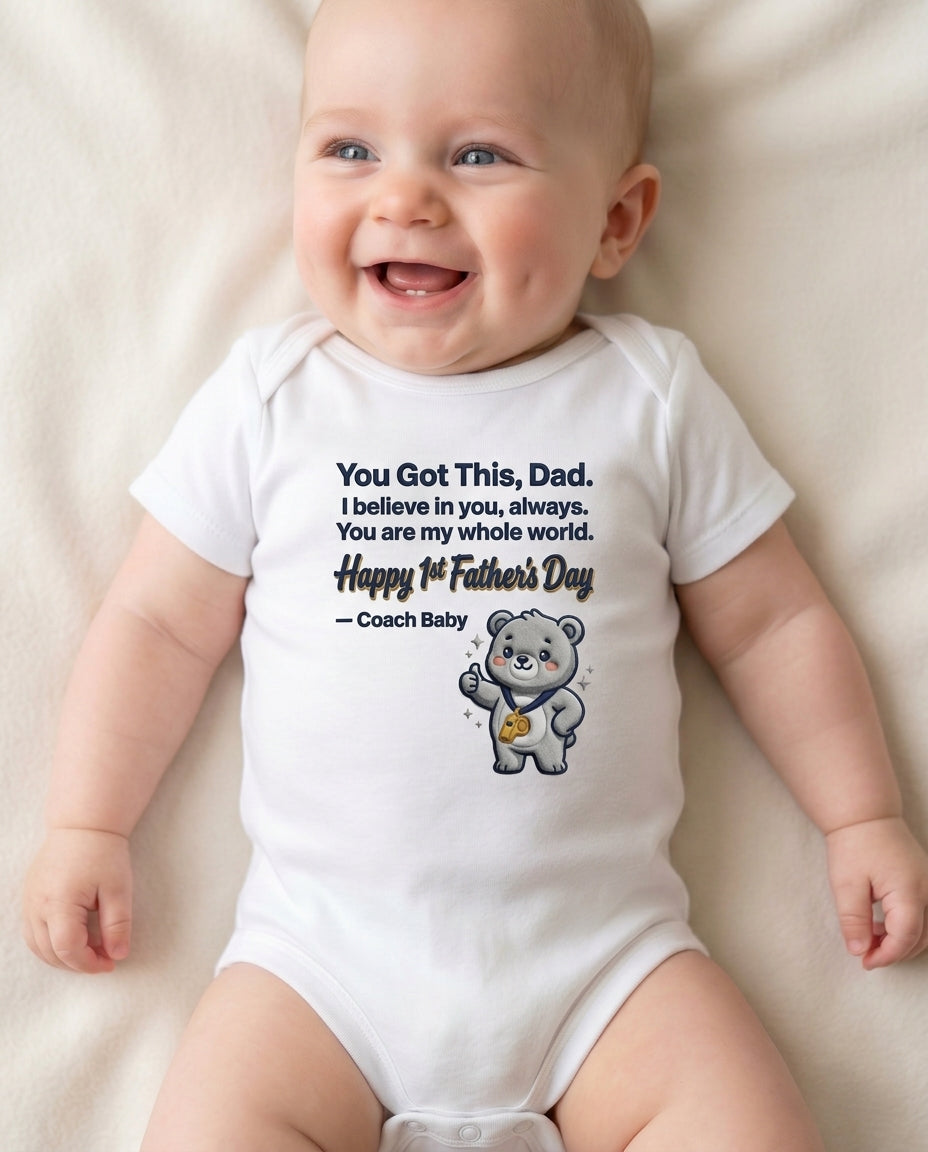 TotKind - You Got This Dad v2  Coach Baby Reddit Fusion - Baby Onesie - 09052026