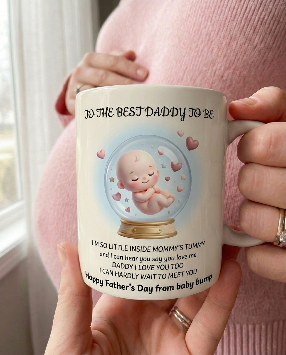 TotKind - Snowglobe Tiny Heartbeat Quote C - Mug - 14052026
