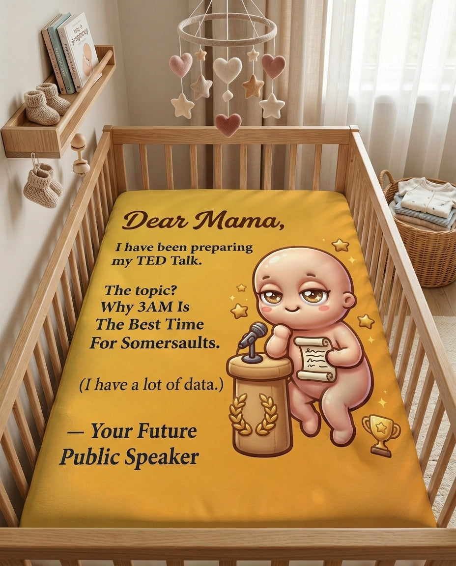 TotKind - Babys First TED Talk - Blanket