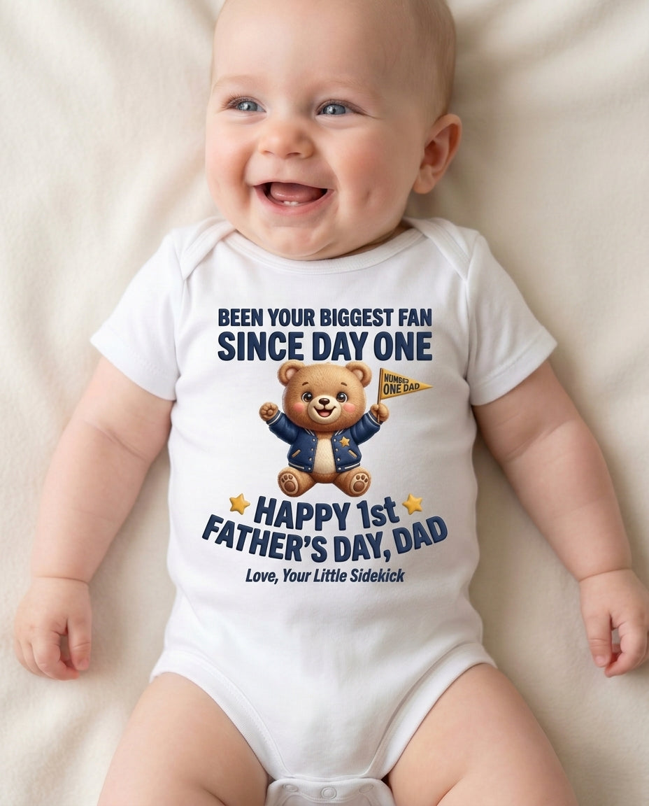 TotKind - FD-H Boy Variant  Biggest Fan Since Day One - Baby Onesie