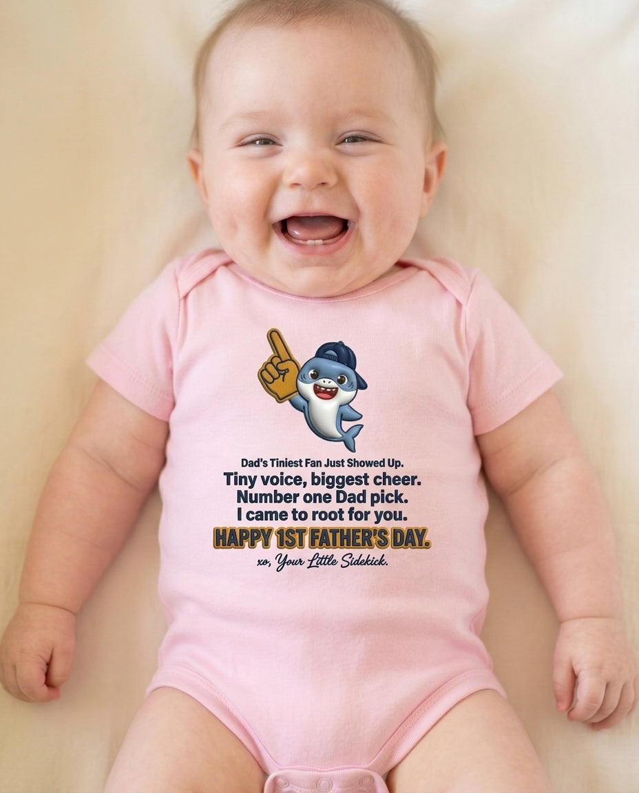 TotKind - H14 Little Shark Species Swap on Foam-Finger Bear v2 - Baby Onesie - 19052026