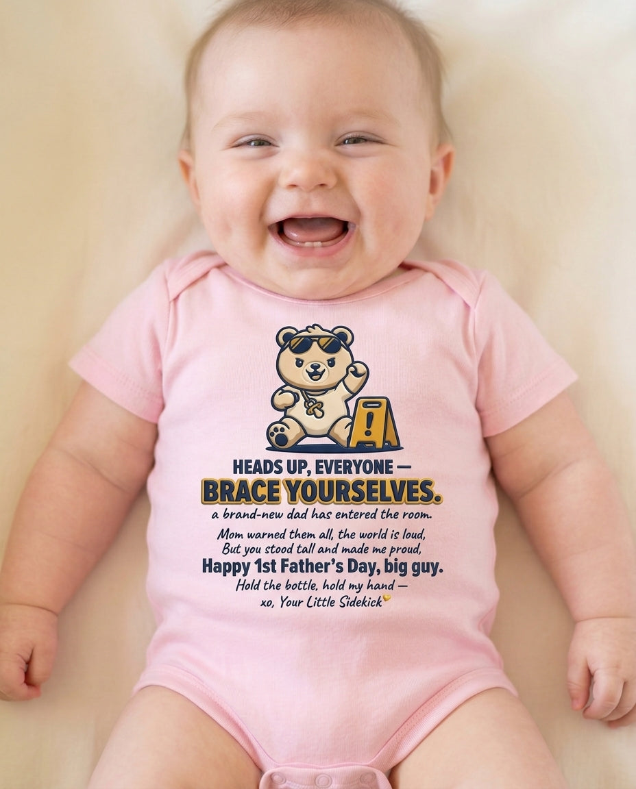 TotKind - Brace Yourselves Rookie Dad - Baby Onesie