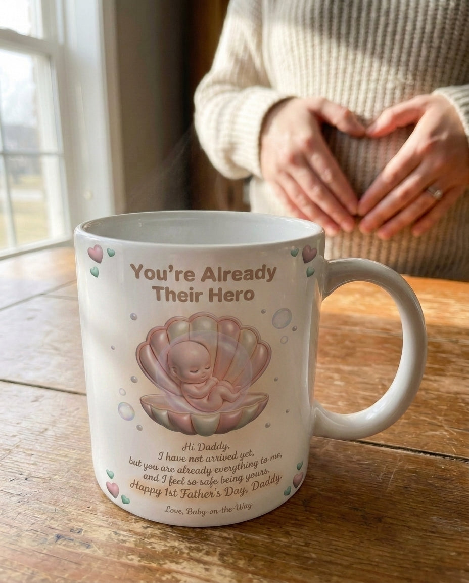 TotKind - Scallop Shell Cradle Womb H-08 You-The-Dad POV - Mug - 17052026