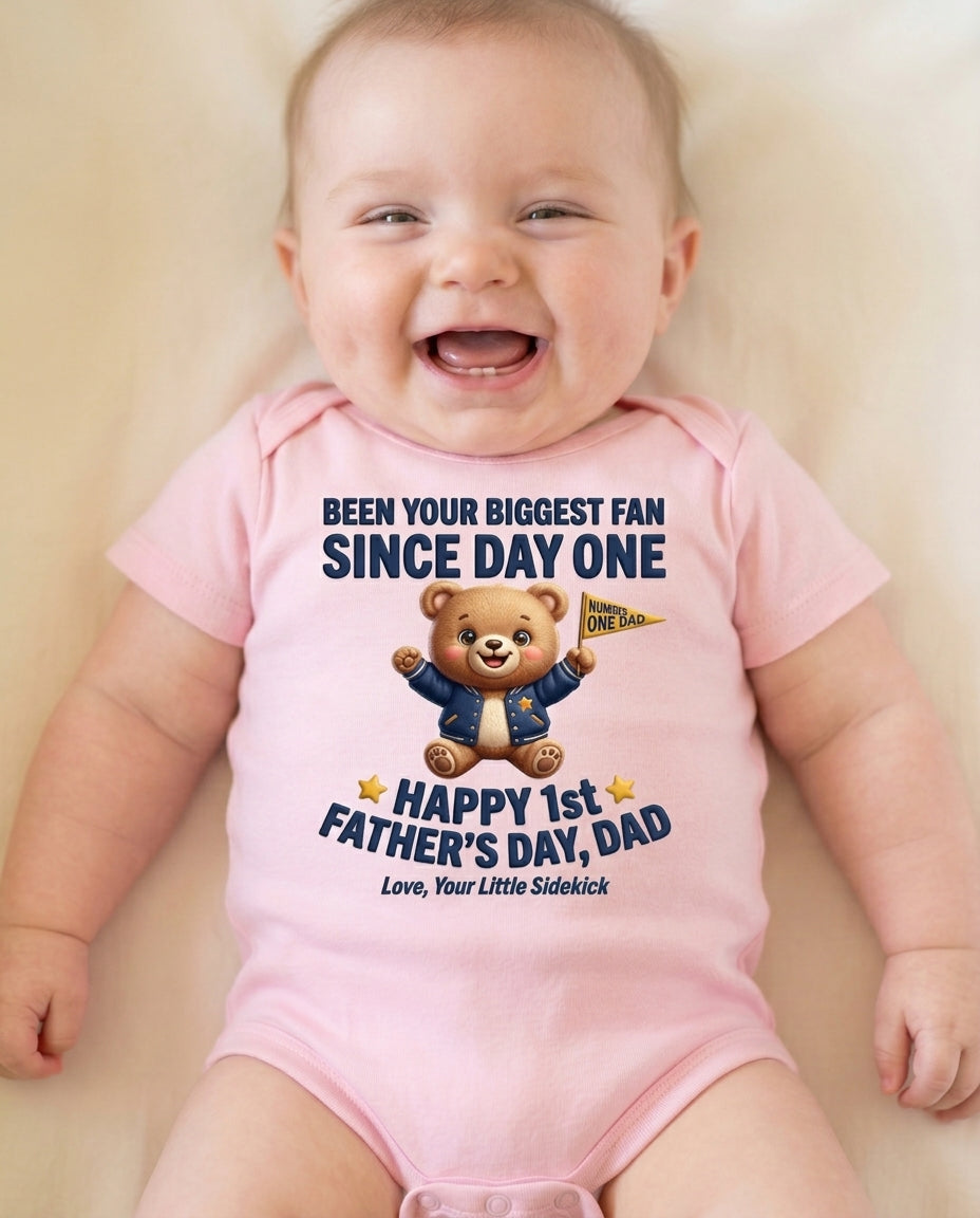 TotKind - FD-H Boy Variant  Biggest Fan Since Day One - Baby Onesie
