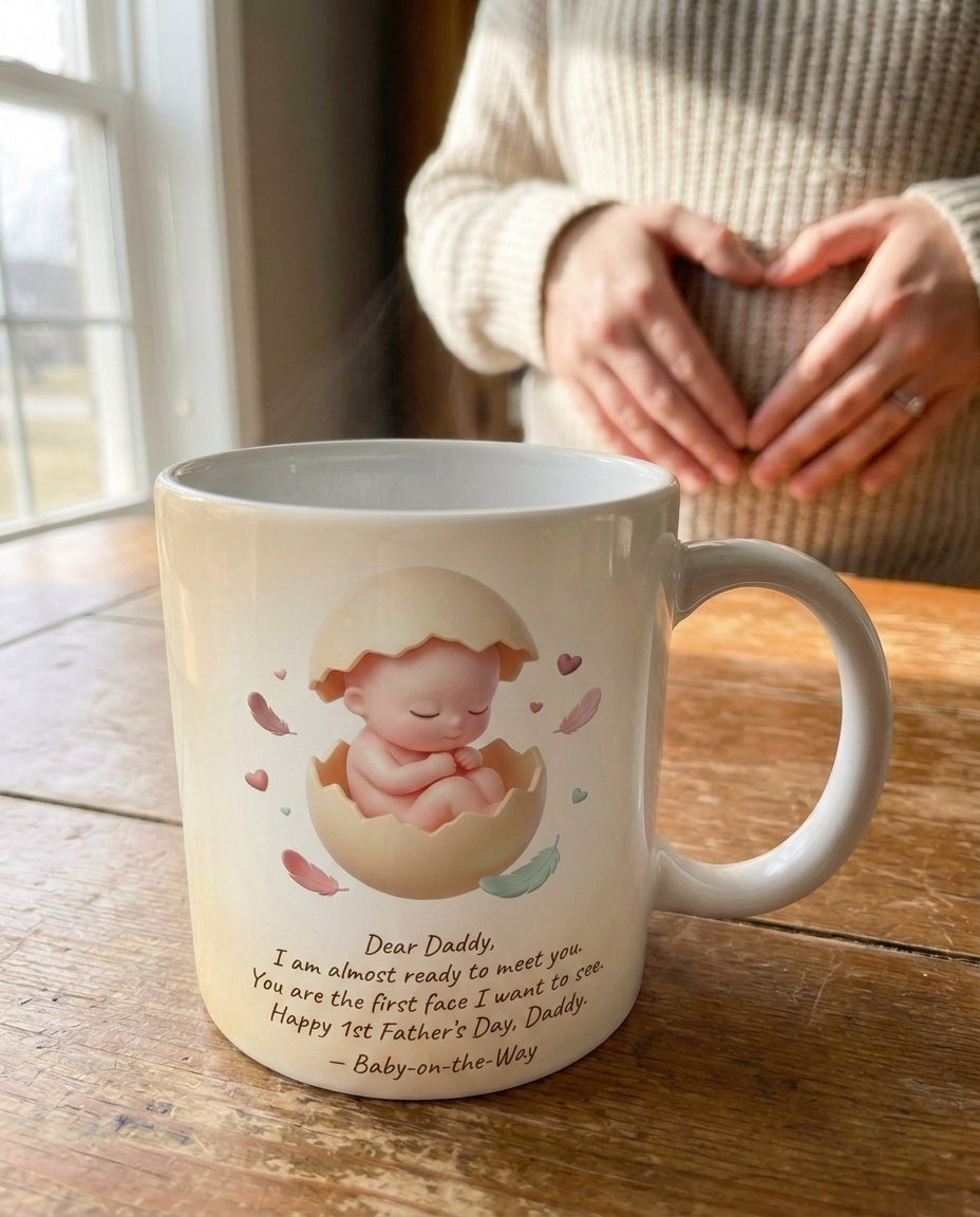 TotKind - Egg Shell Hatching Cradle Bump - Mug - 11052026