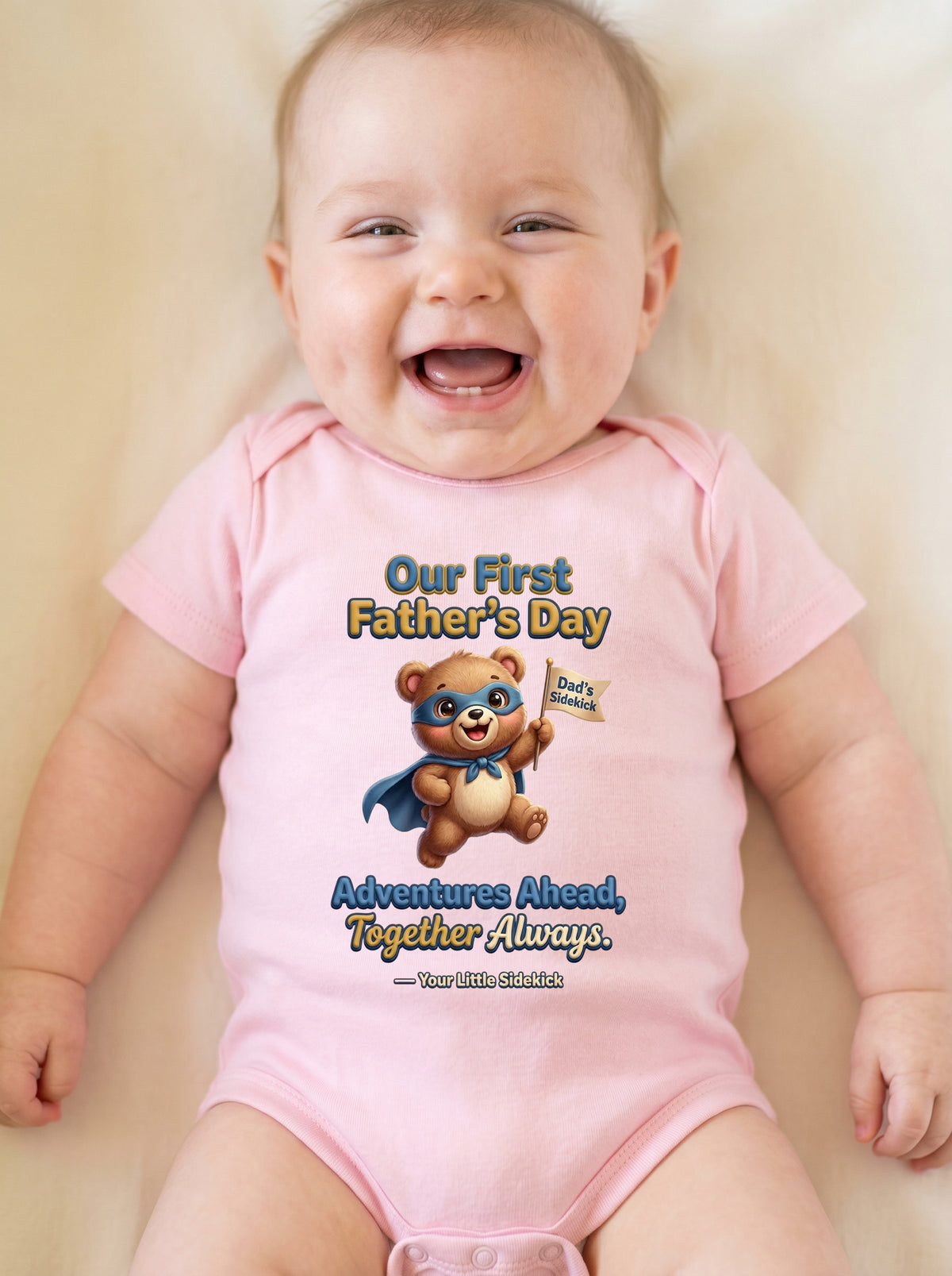 TotKind - CF1 H19 Protagonist Retry  Biggest Fan Bunny on Wa - Baby Onesie - 20052026