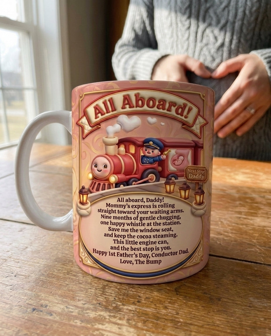 TotKind - All Aboard Conductor Dad - Mug
