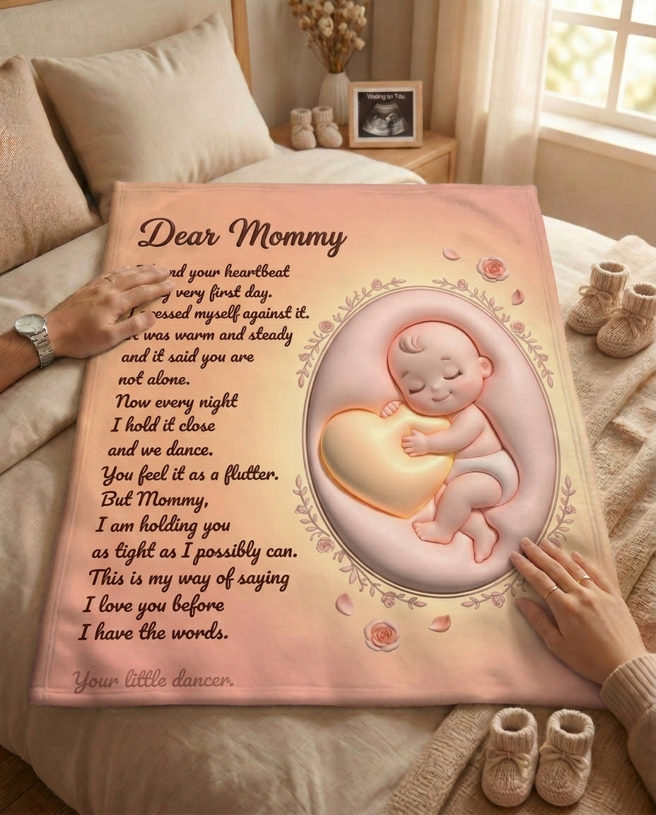 TotKind - Baby Slow Dancing with Mamas Heart - Blanket