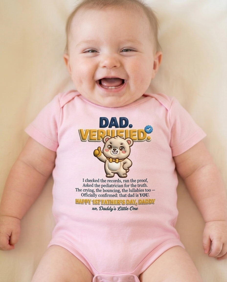 TotKind - Dad Verified - Baby Onesie