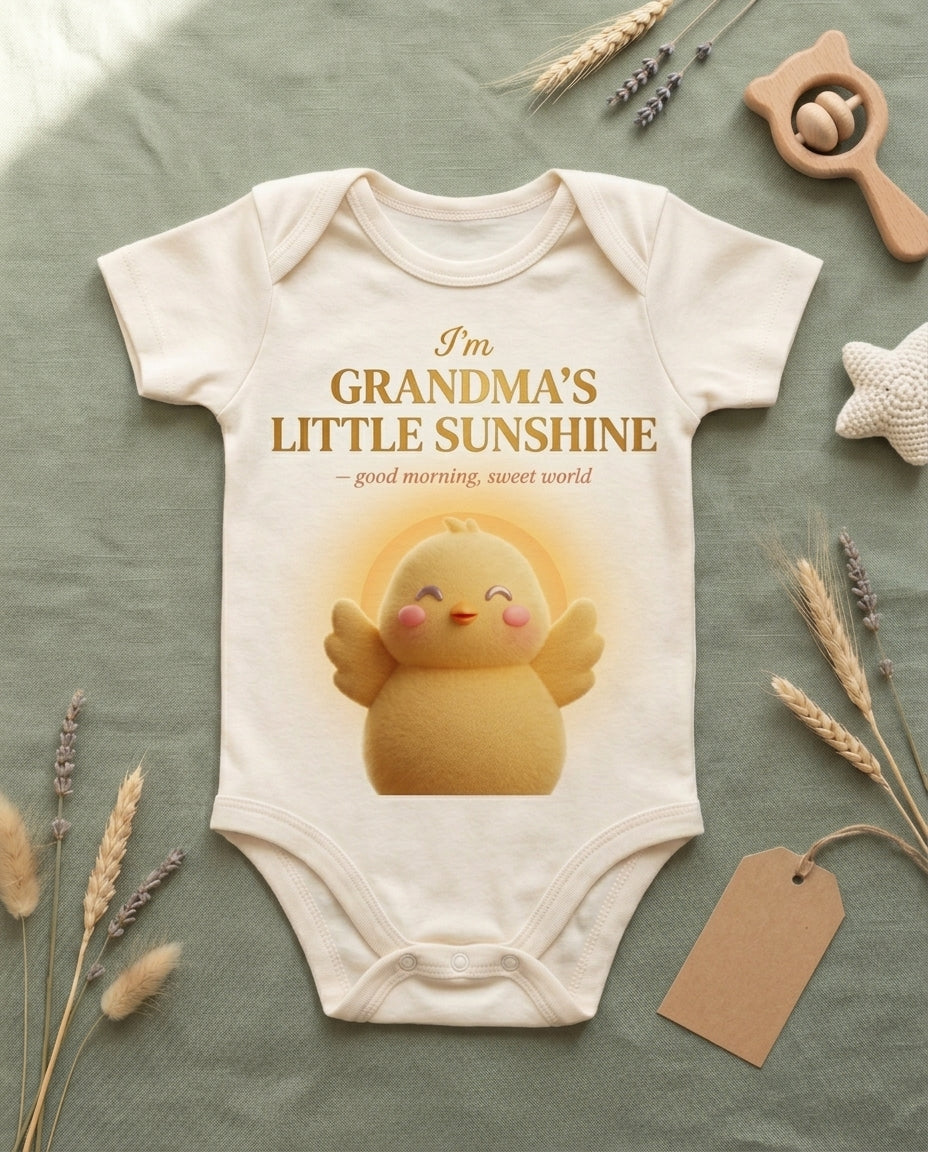 TotKind - Chick Grandmas Sunshine - Baby Onesie