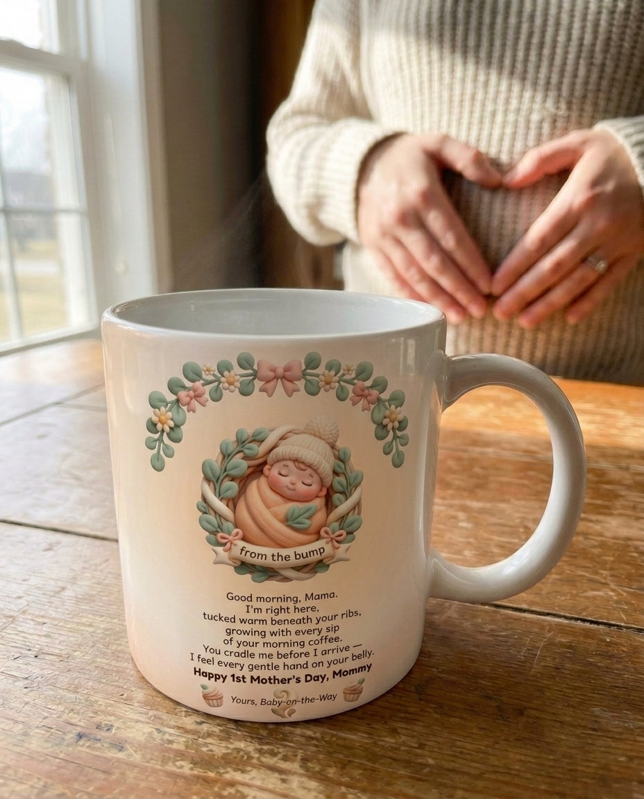 TotKind - Sage Bump Morning Cradle - Mug