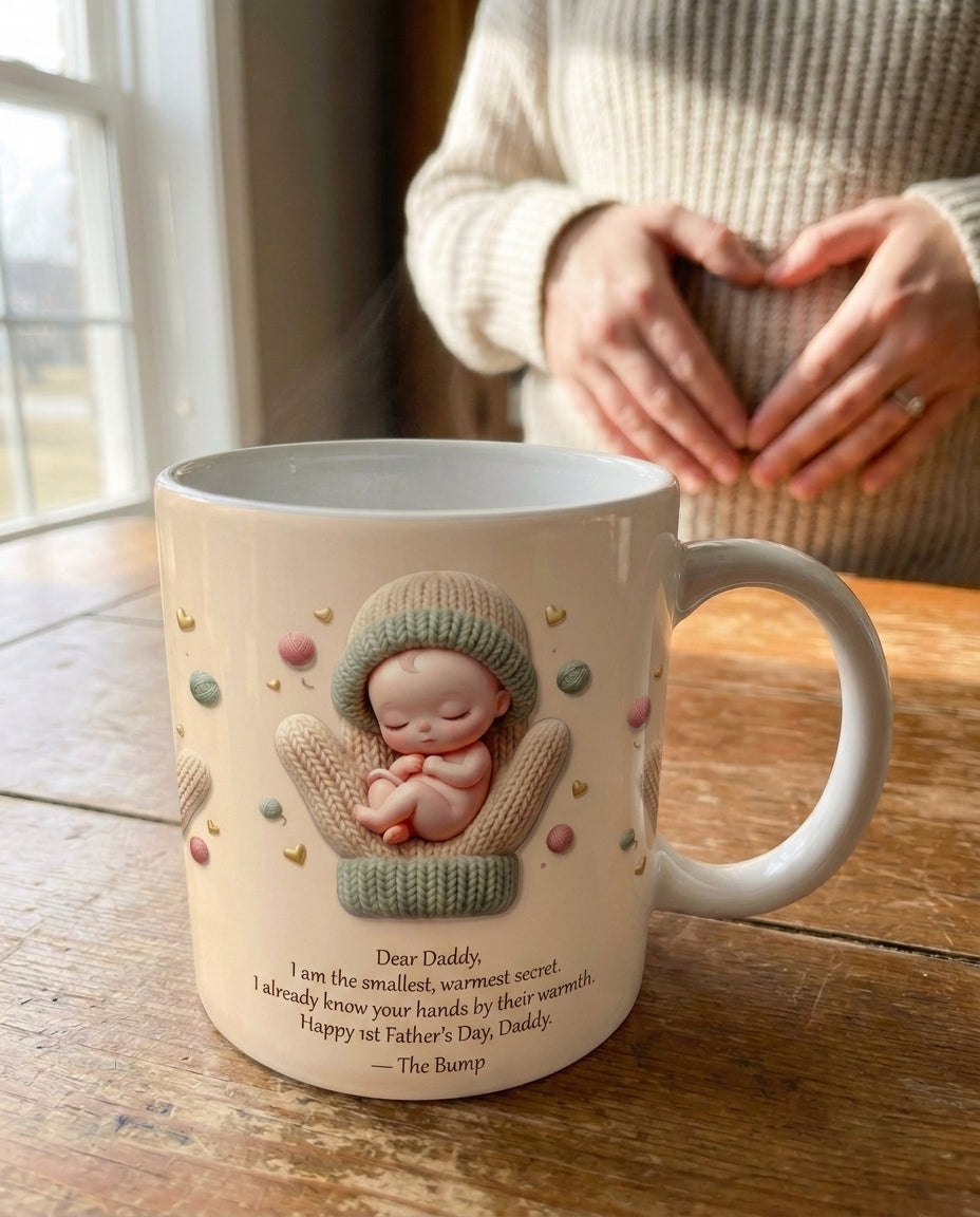 TotKind - Knit Mitten Swaddle Bump - Mug - 11052026