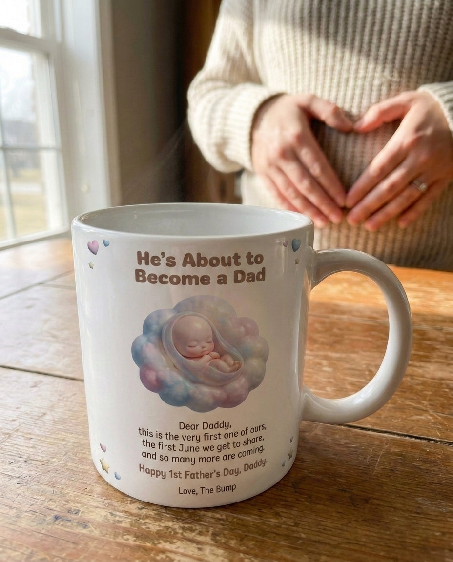 TotKind - Cotton Cloud Swaddle H-10 First Fathers Day Occasi - Mug - 17052026