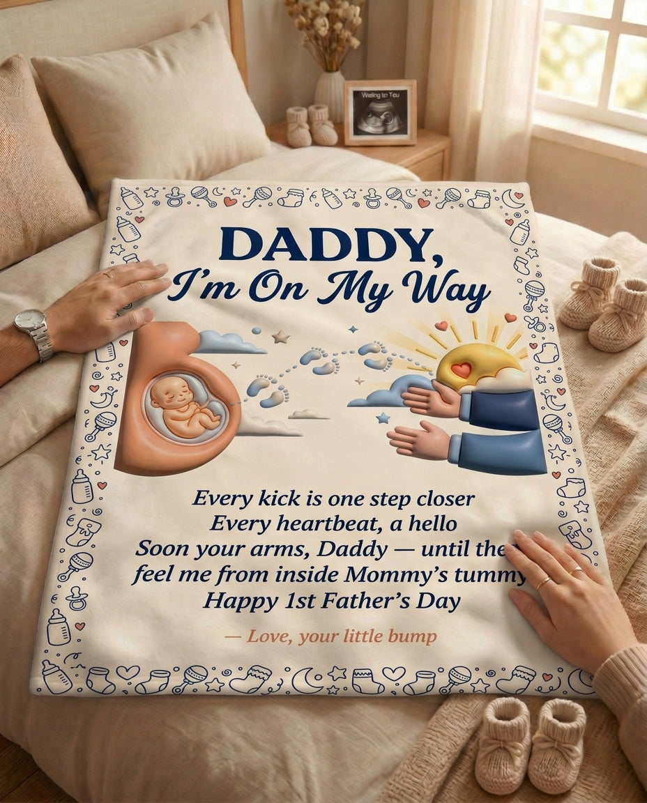 TotKind - Daddy I'm On My Way - Blanket