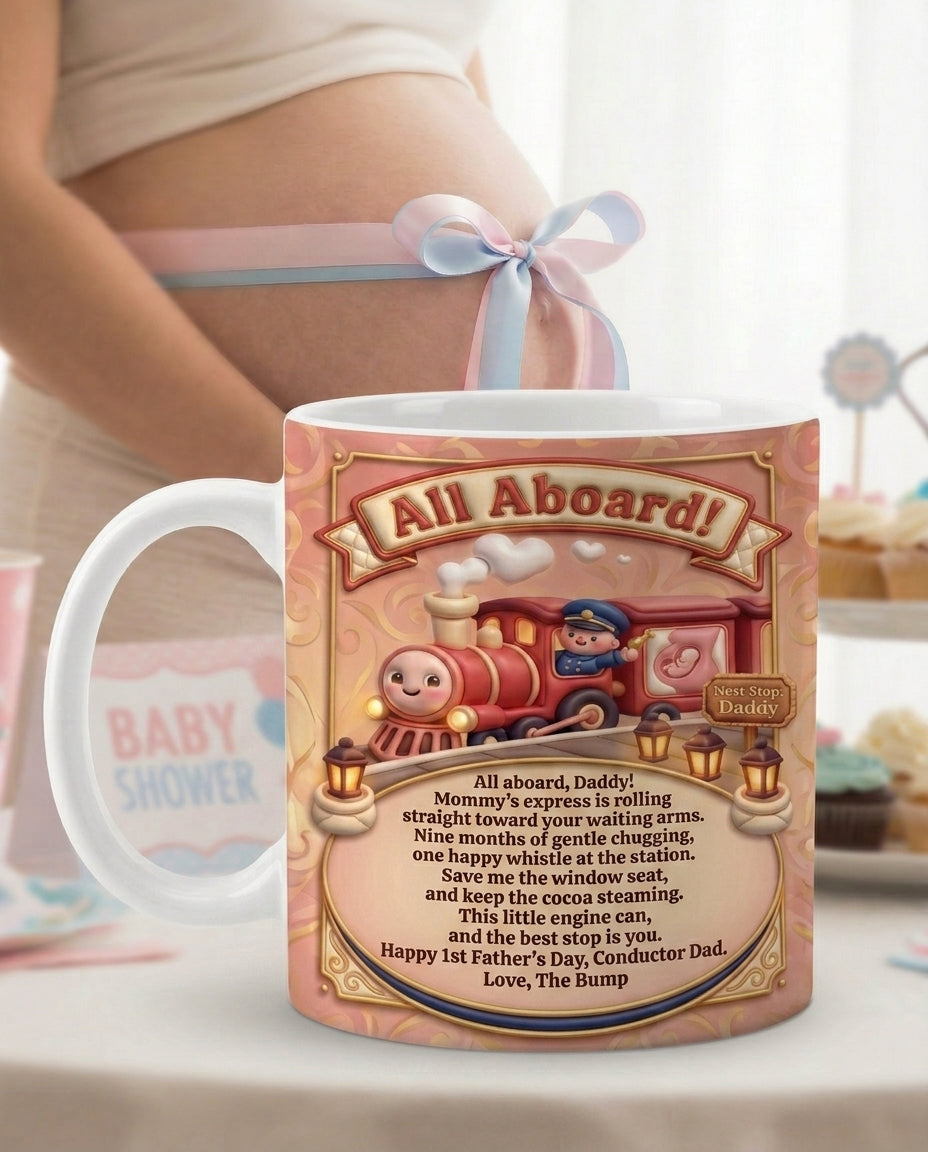 TotKind - All Aboard Conductor Dad - Mug