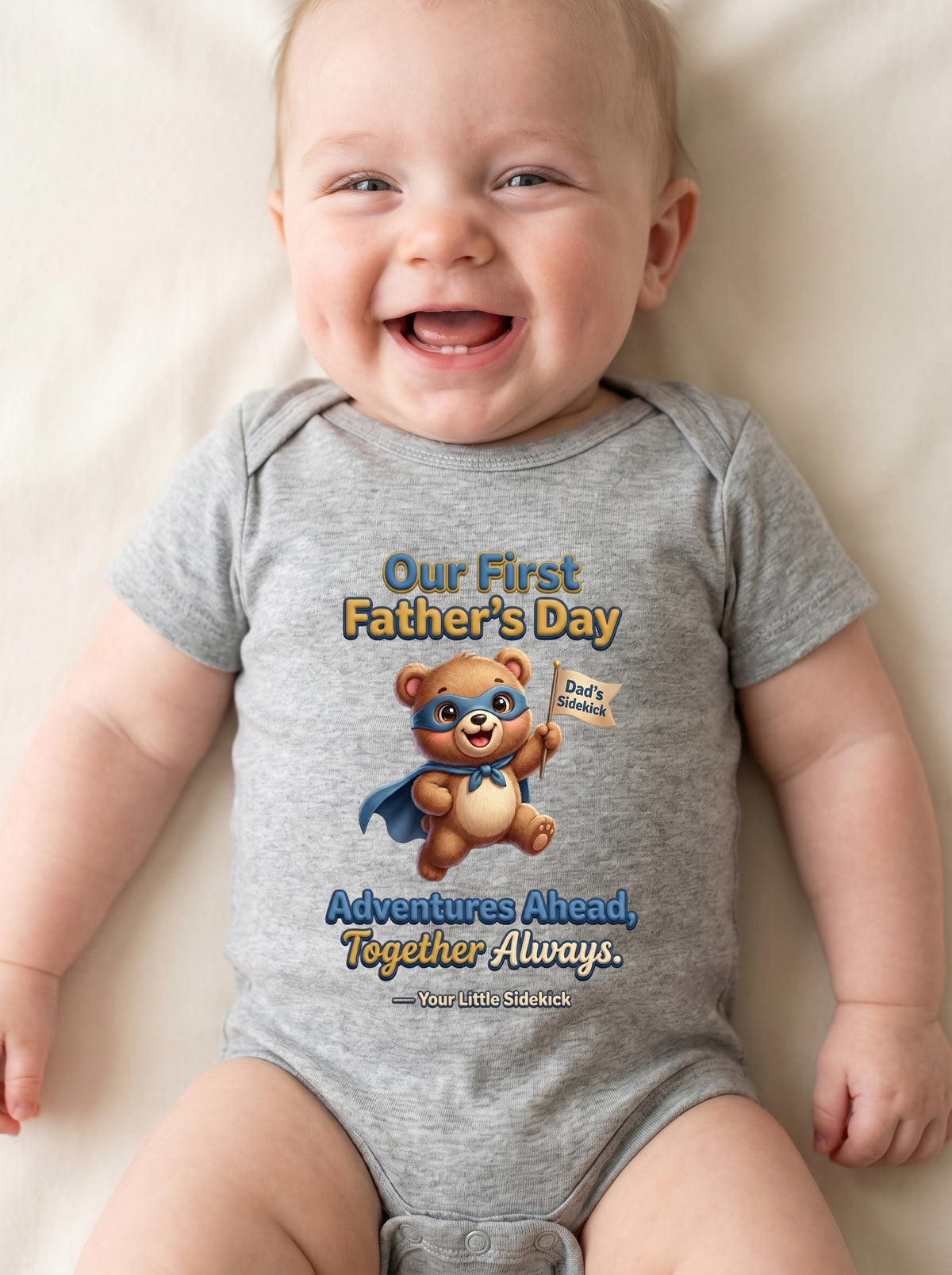 TotKind - CF1 H19 Protagonist Retry  Biggest Fan Bunny on Wa - Baby Onesie - 20052026