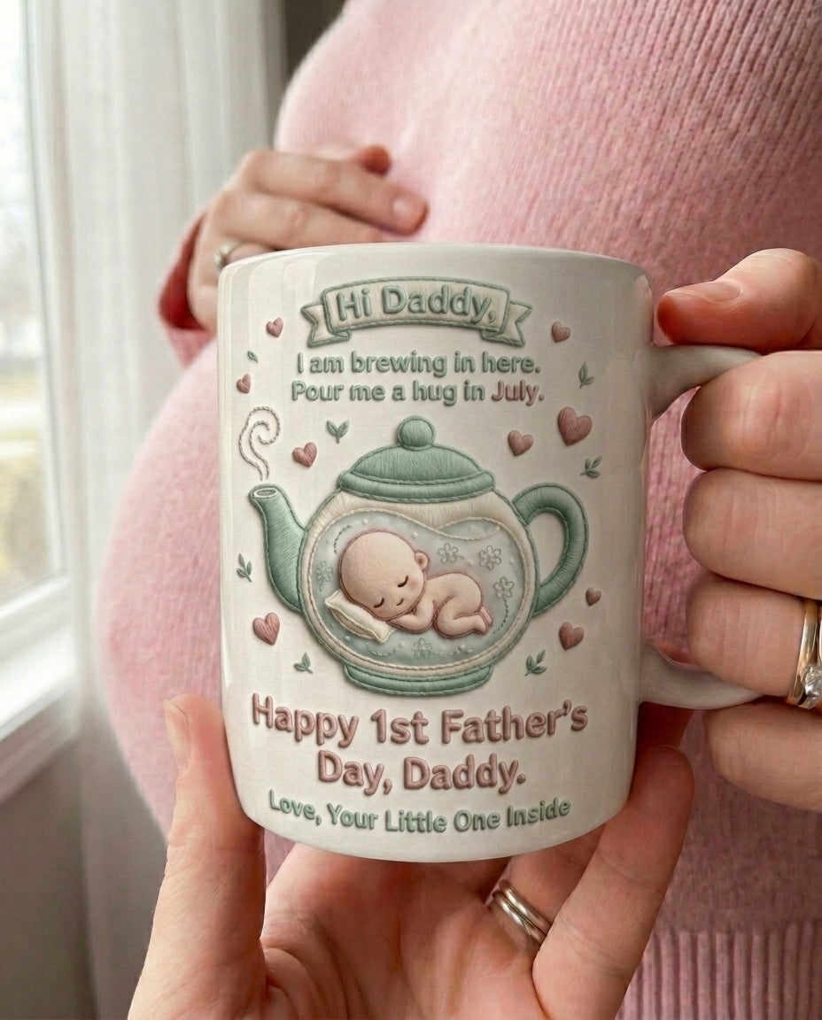 TotKind - Tiny Teapot Belly Cradle Bump - Mug - 12052026