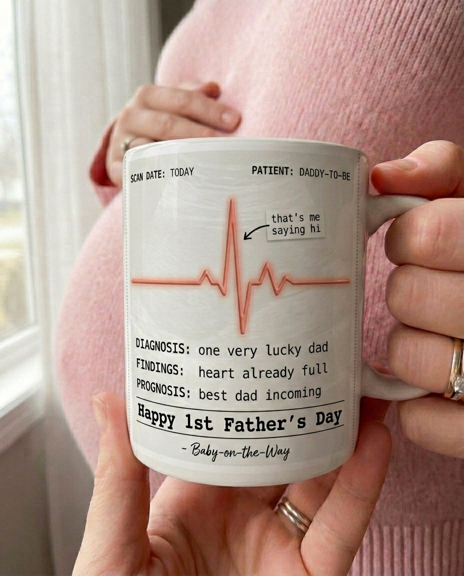 TotKind - NEW1 Faux Ultrasound Report Card - Thermal-Print T - Mug - 18052026