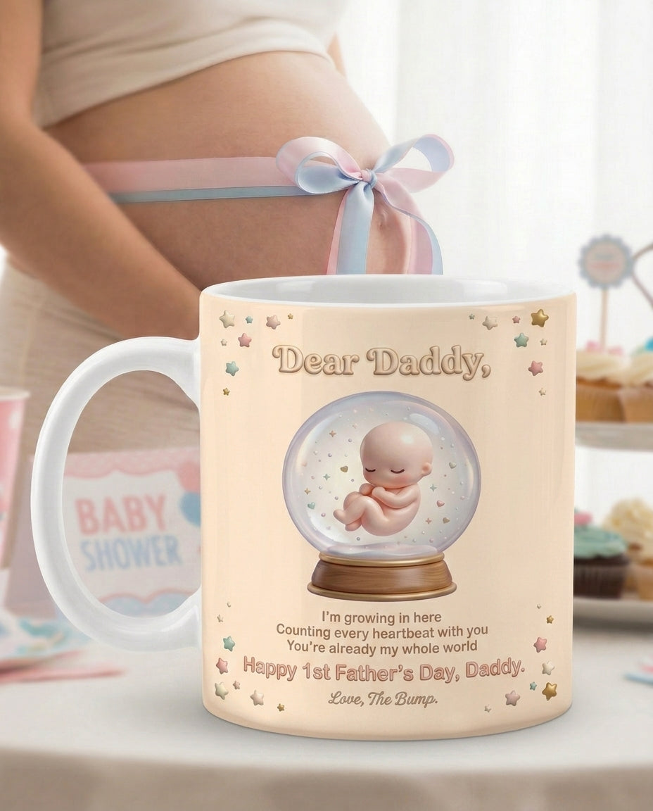 TotKind - Snowglobe Bump First Fathers Day - Mug