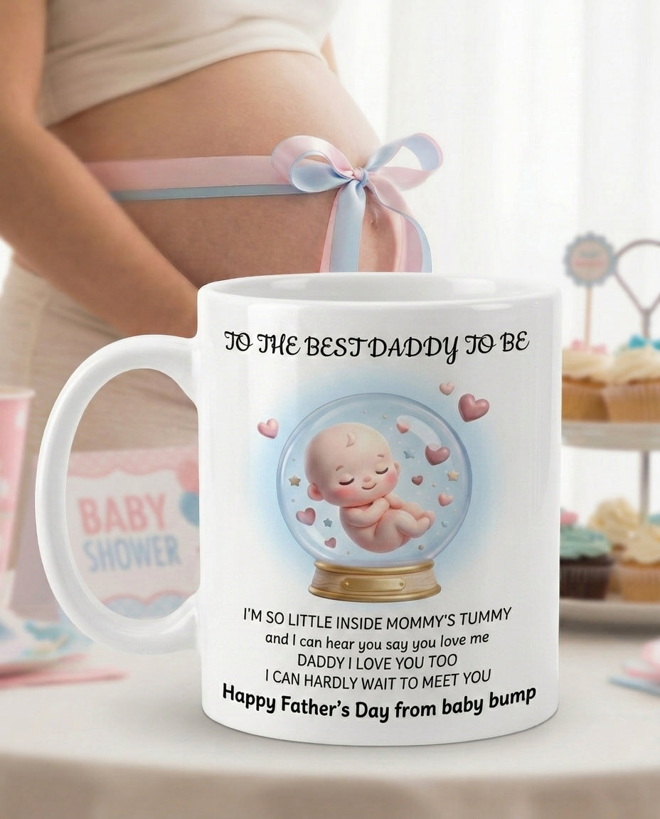 TotKind - Snowglobe Tiny Heartbeat Quote C - Mug - 14052026