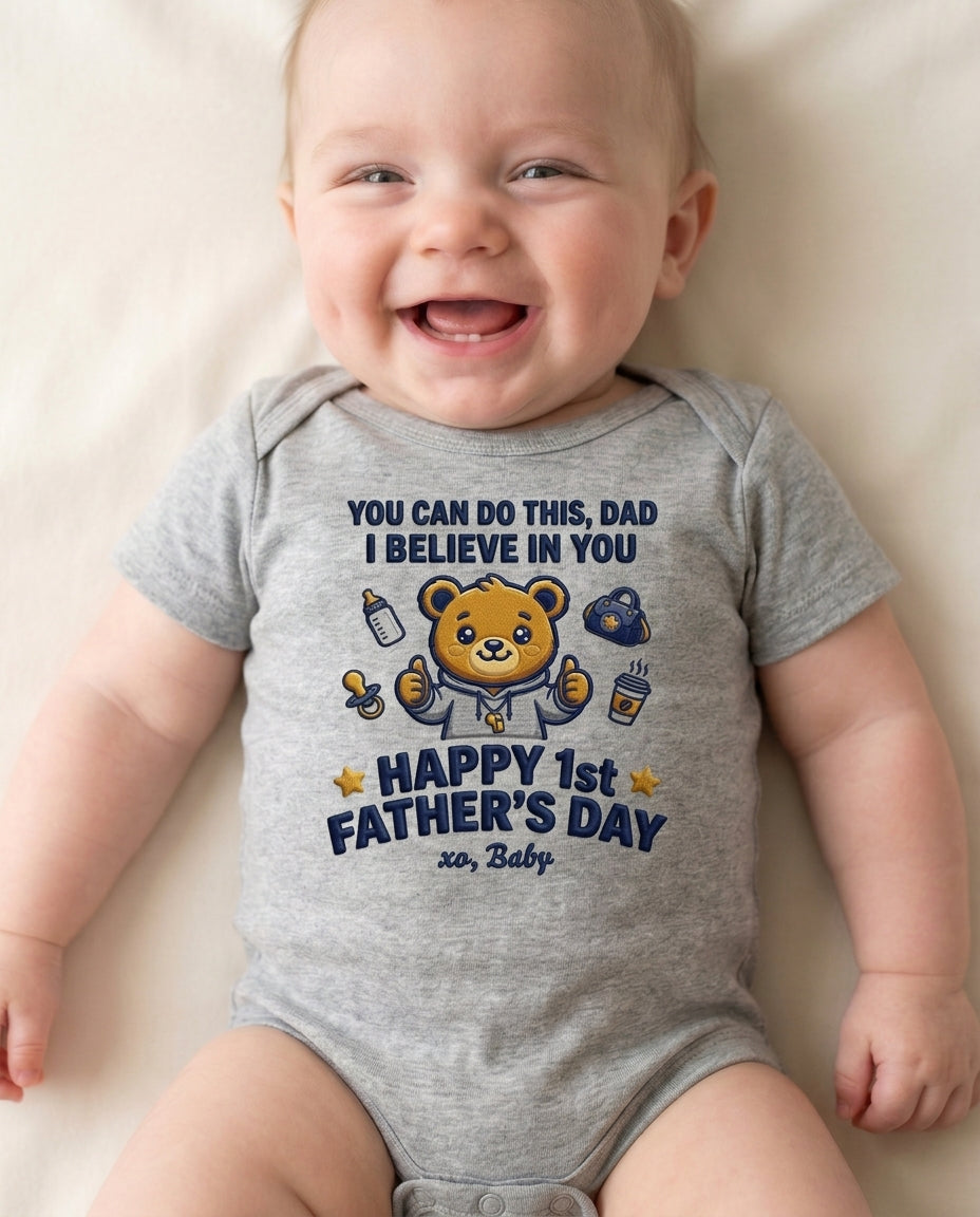 TotKind - FD-A  You Can Do This Dad Survival Kit - Baby Onesie