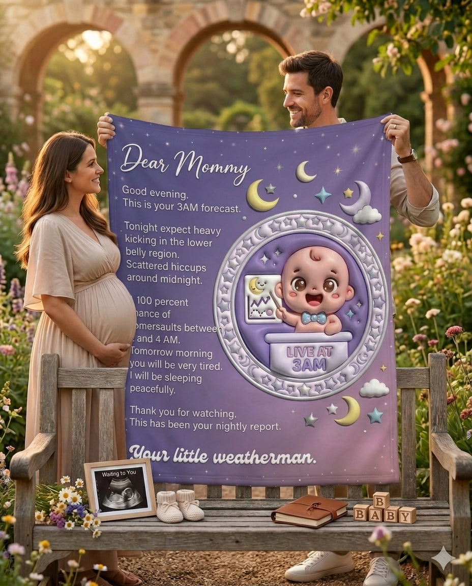 TotKind - Babys Midnight Weather Report - Blanket