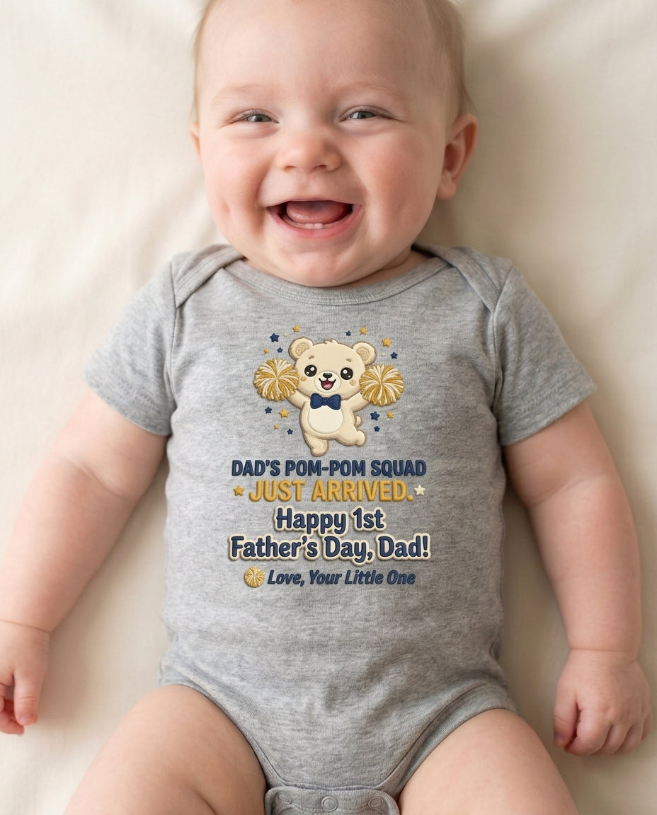 TotKind - Pom-Pom Squad Just Arrived - Baby Onesie