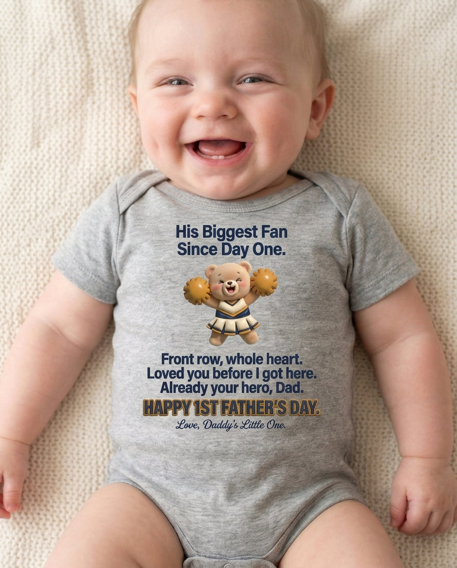TotKind - Cheerleader Bear v2  Day One Fan body rewrite FD-H - Baby Onesie