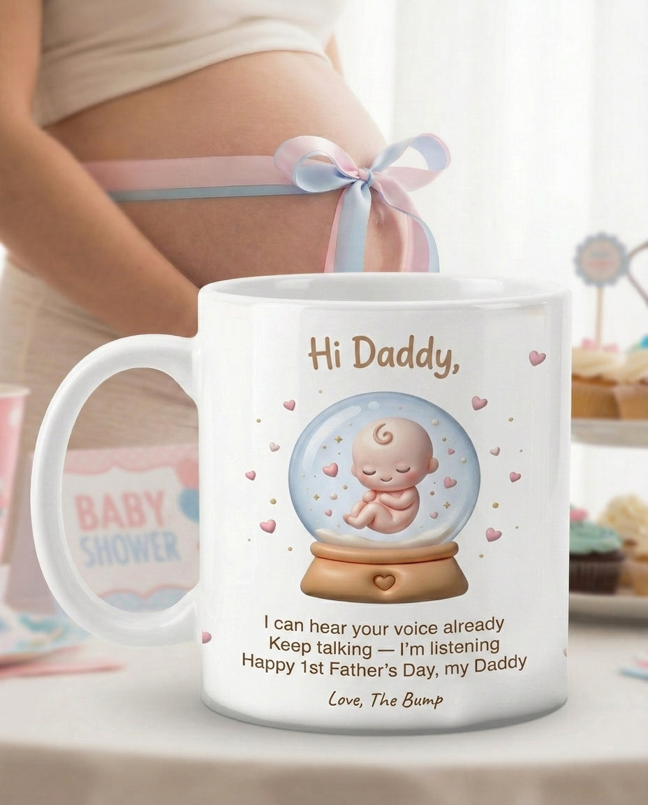 TotKind - Snowglobe Tiny Heartbeat Daddy - Mug