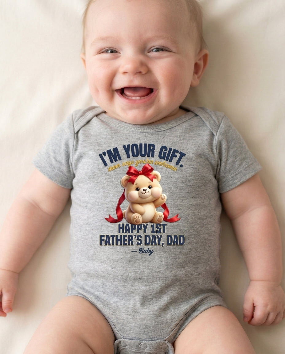 TotKind - Gift Bear  Im Your Gift FD-I Fusion  FD-B Reddit - Baby Onesie