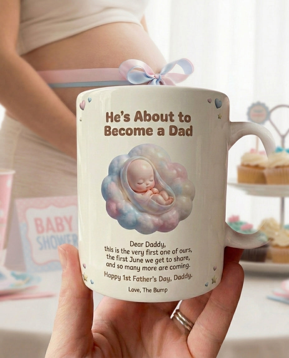 TotKind - Cotton Cloud Swaddle H-10 First Fathers Day Occasi - Mug - 17052026