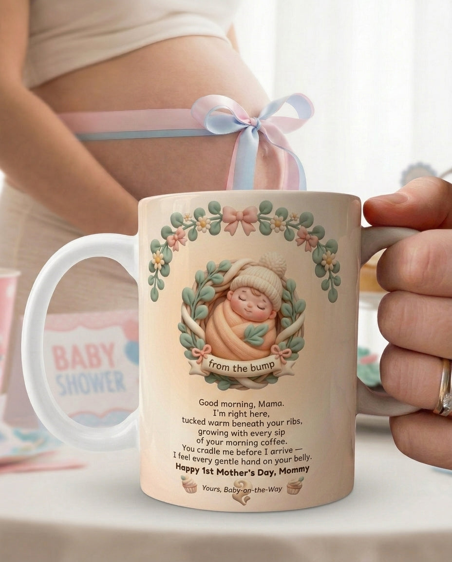 TotKind - Sage Bump Morning Cradle - Mug